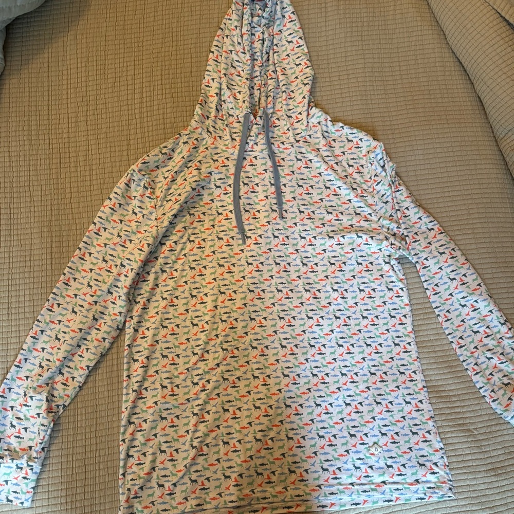 Burlbo printed hoodie